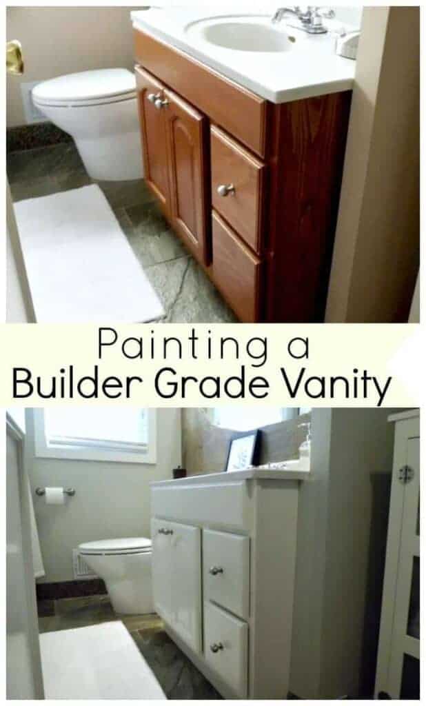 Painting My Bathroom Vanity | Chatfield Court.com