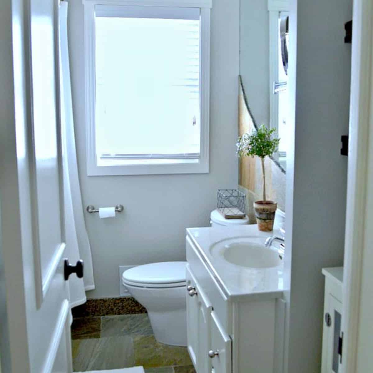 Painting a Bathroom Vanity