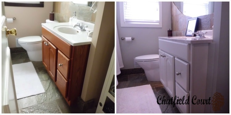 Bathroom Redo Details and Space-Saving Ideas | www.chatfieldcourt.com