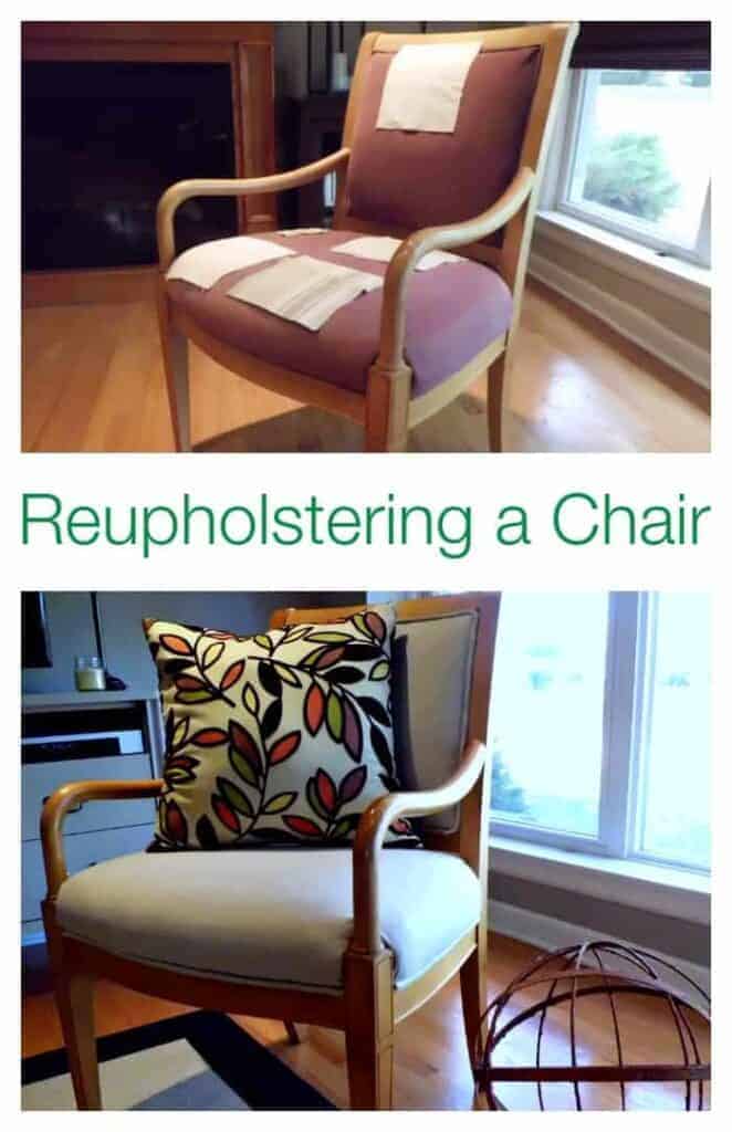 Reupholstering a Chair | www.chatfieldcourt.com