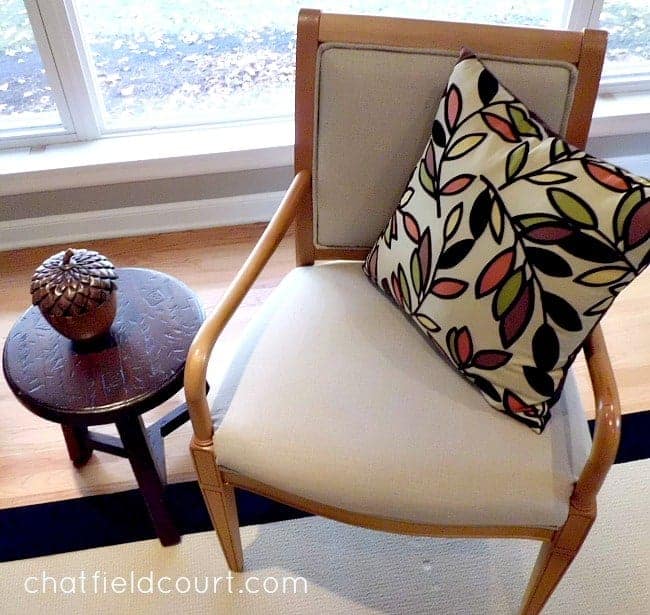 Reupholstering a Chair | www.chatfieldcourt.com