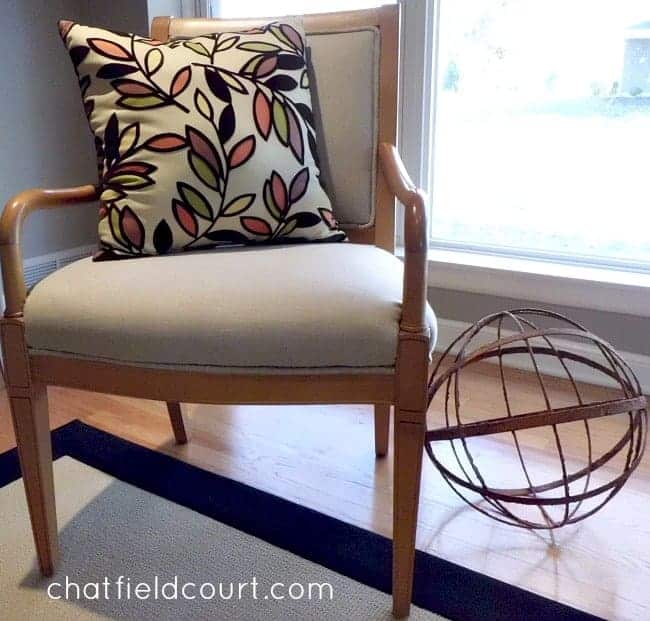 Reupholstering a Chair | www.chatfieldcourt.com