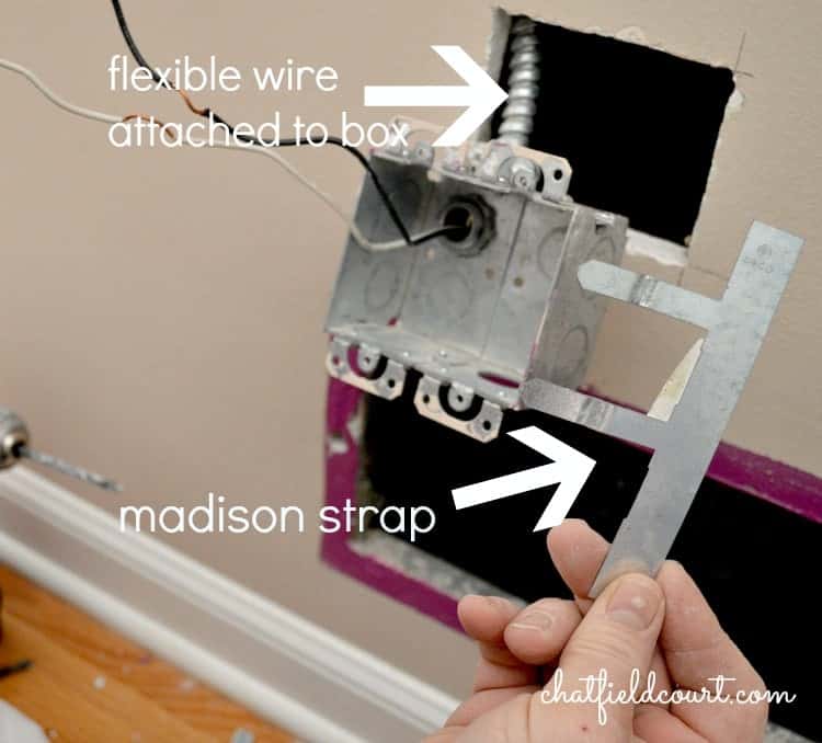 Moving an Electrical Outlet | www.chatfieldcourt.com
