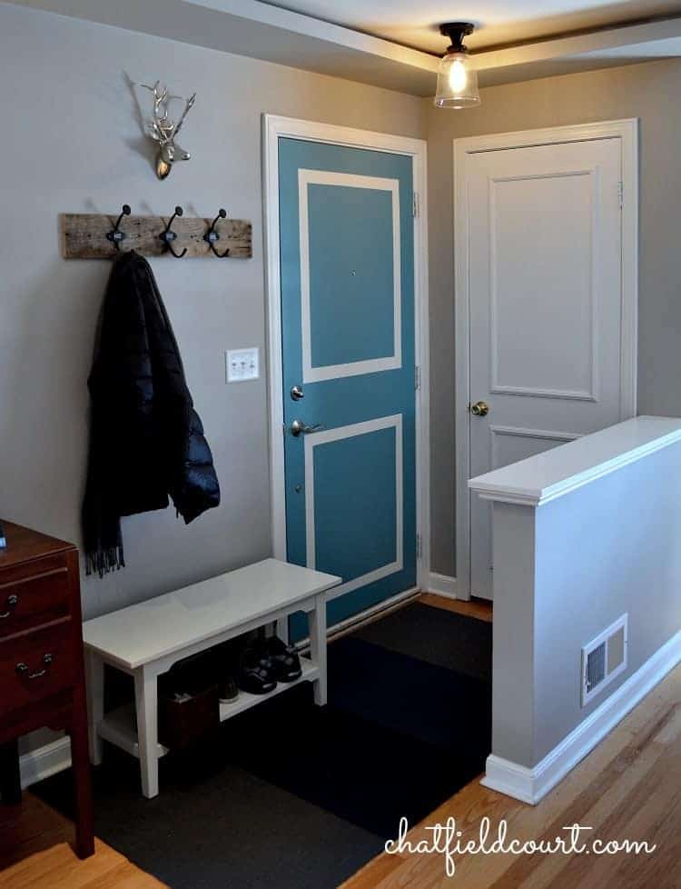 Painting a Door the Same Color as Your Walls by Chatfield Court