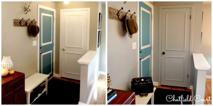 Painting a Door the Same Color as Your Walls by Chatfield Court