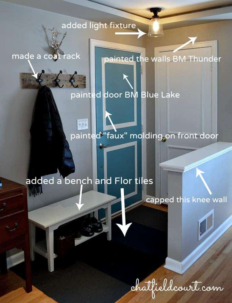 Painting a Door the Same Color as Your Walls by Chatfield Court