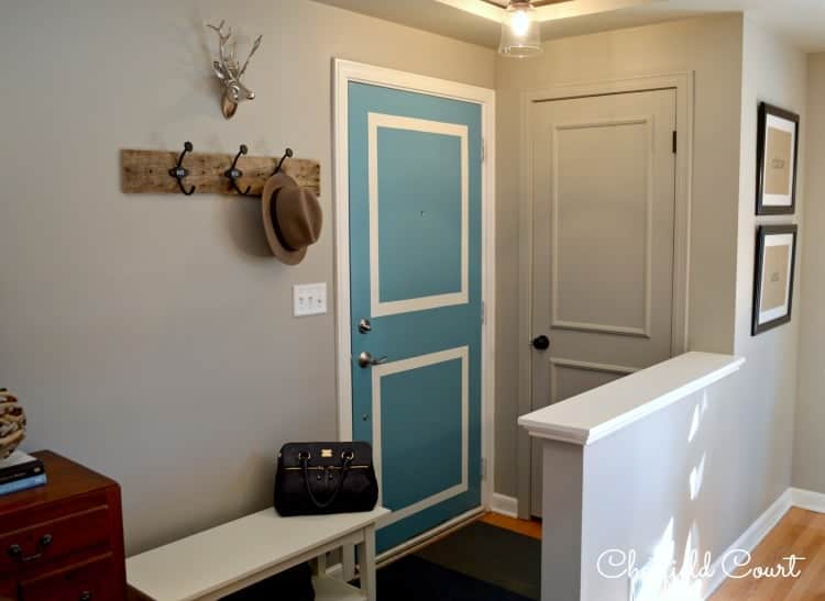 Painting a Door the Same Color as Your Walls by Chatfield Court