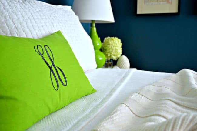 Home tour turquoise guest bedroom