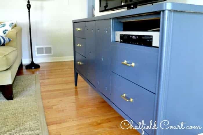 Painting A Media Cabinet | Chatfield Court.com