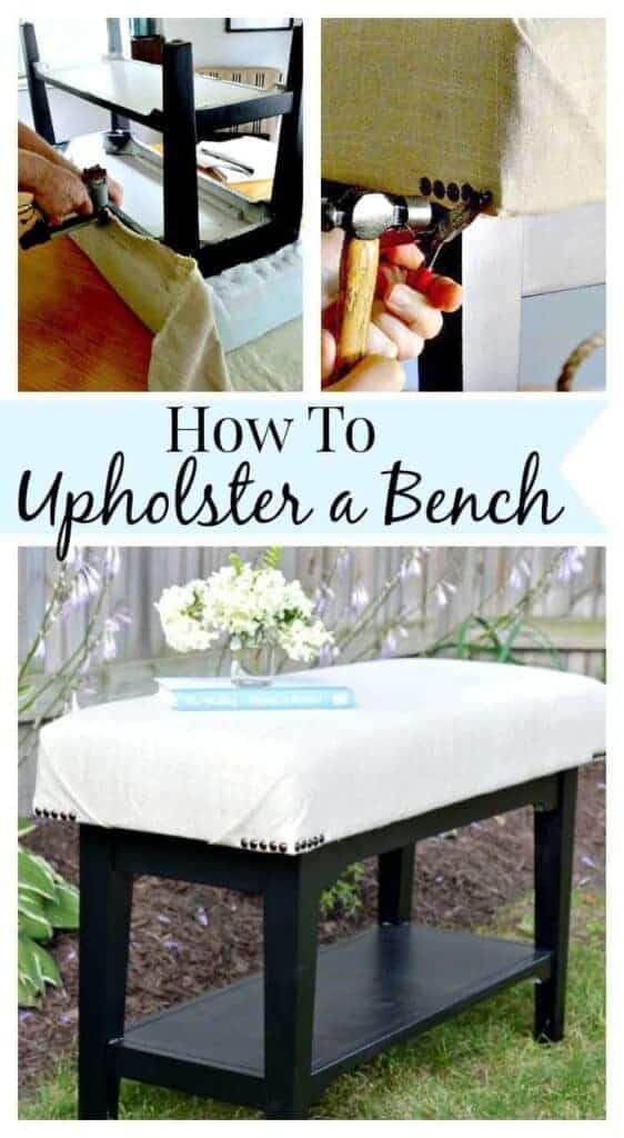 How to Upholster a Bench | www.chatfieldcourt.com