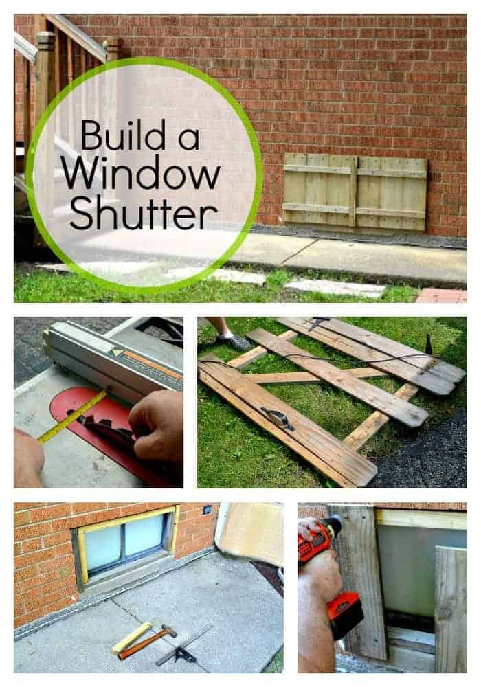 Building a Basement Window Shutter | Chatfield Court.com