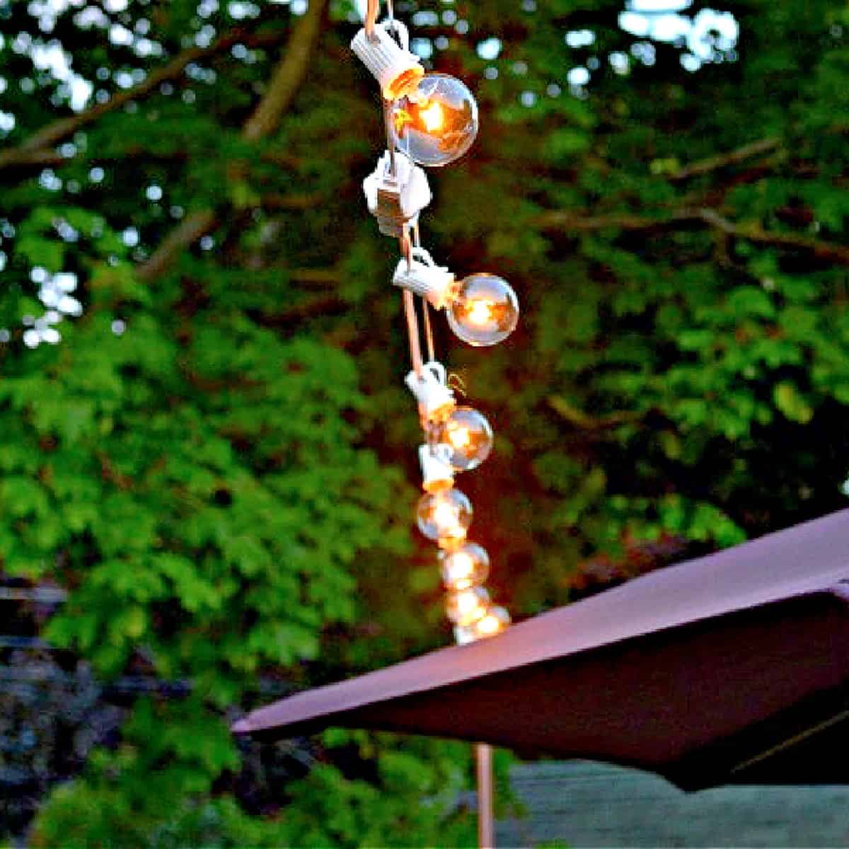 How to Hang Outdoor String Lights