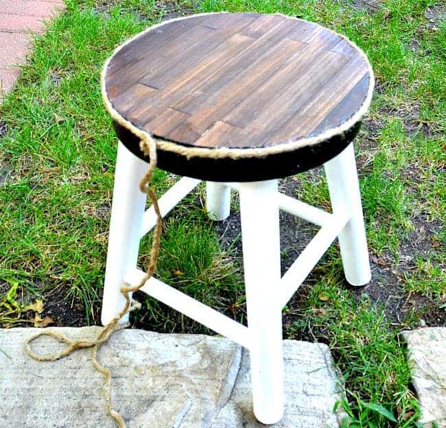 Stool Makeover | www.chatfieldcourt.com