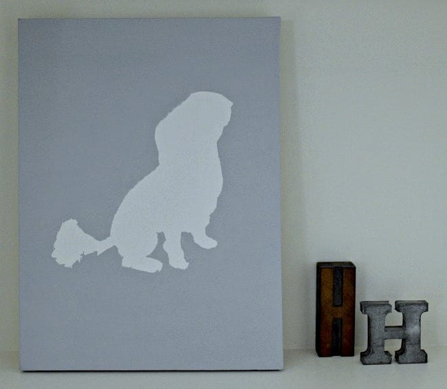 Dog Silhouette | www.chatfieldcourt.com