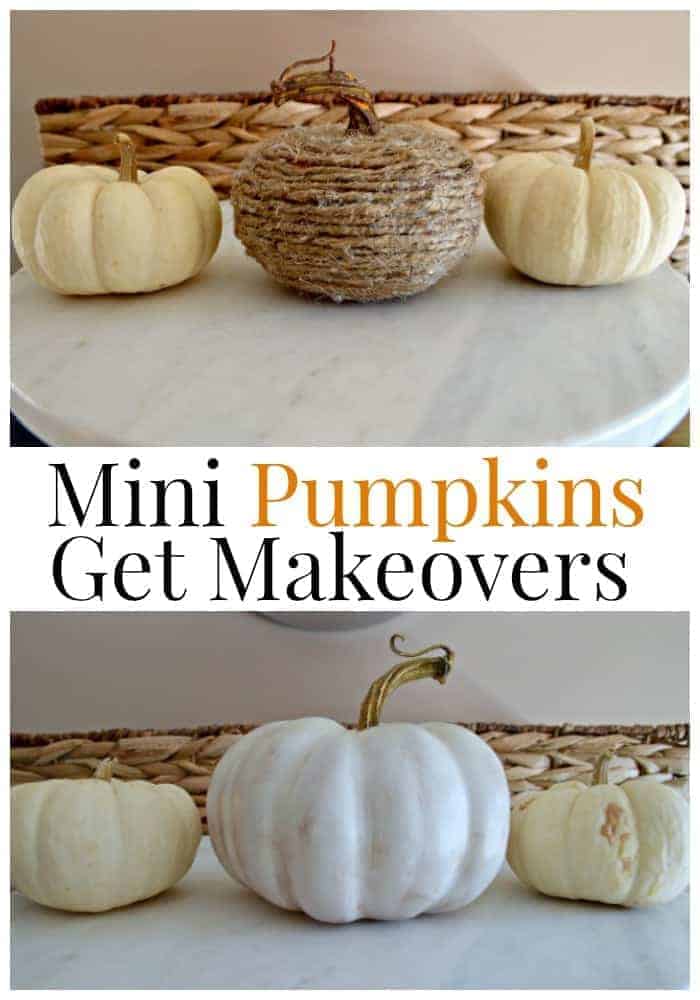 Mini Pumpkins Get Makeovers | www.chatfieldcourt.com