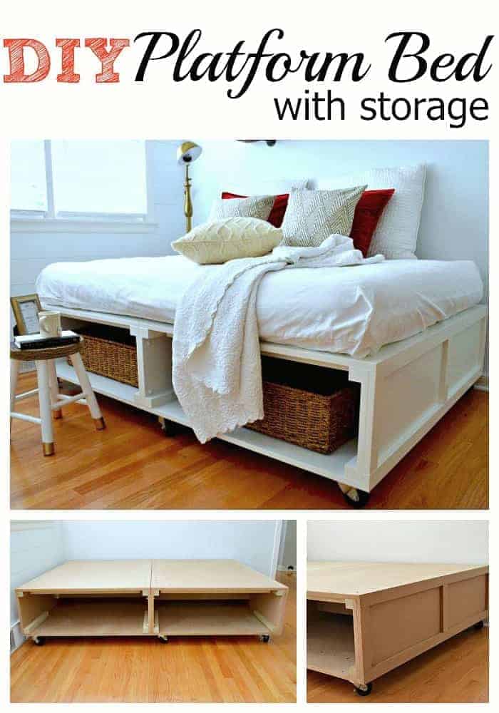 How to Make a Platform Bed with Storage