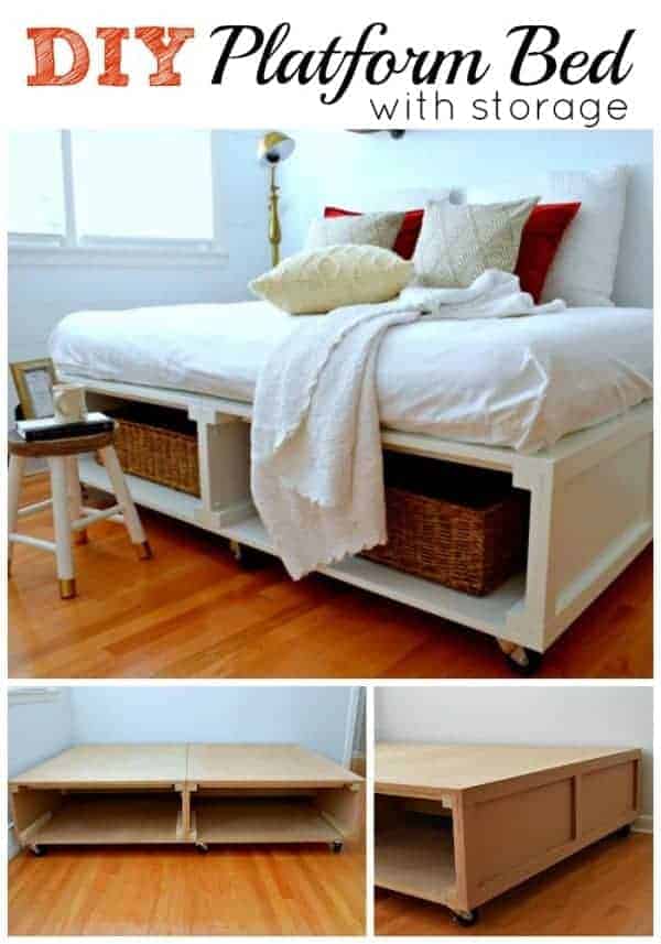 diy platform bed pinterest 7