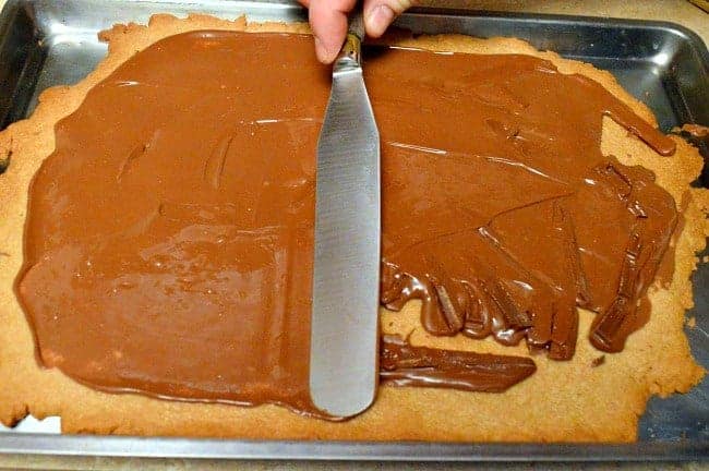 making toffee squares