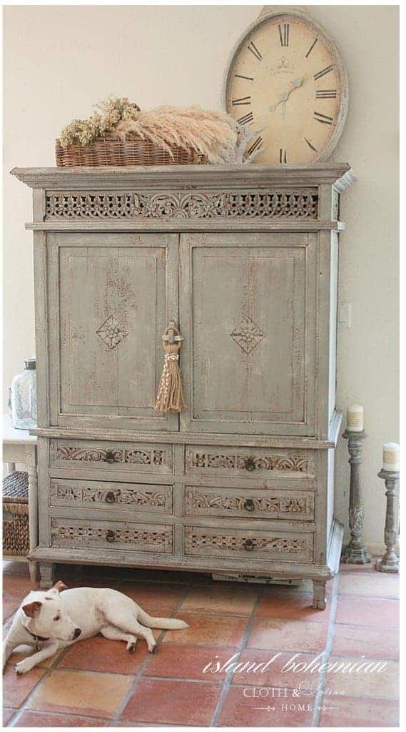 Decorate the Top of an Armoire | www.chatfieldcourt.com