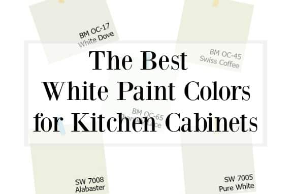 Choosing The Best White Paint Color For Your Kitchen Cabinets