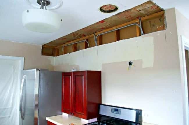 DIY stove hood