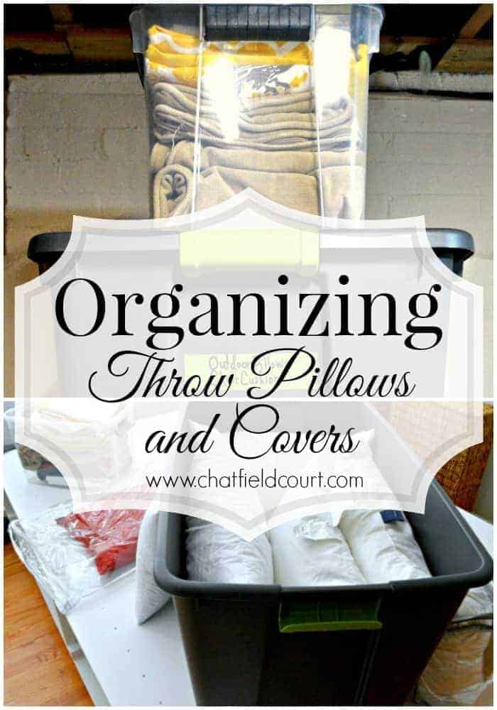 Organizing Throw Pillows and Covers, www.chatfieldcourt.com