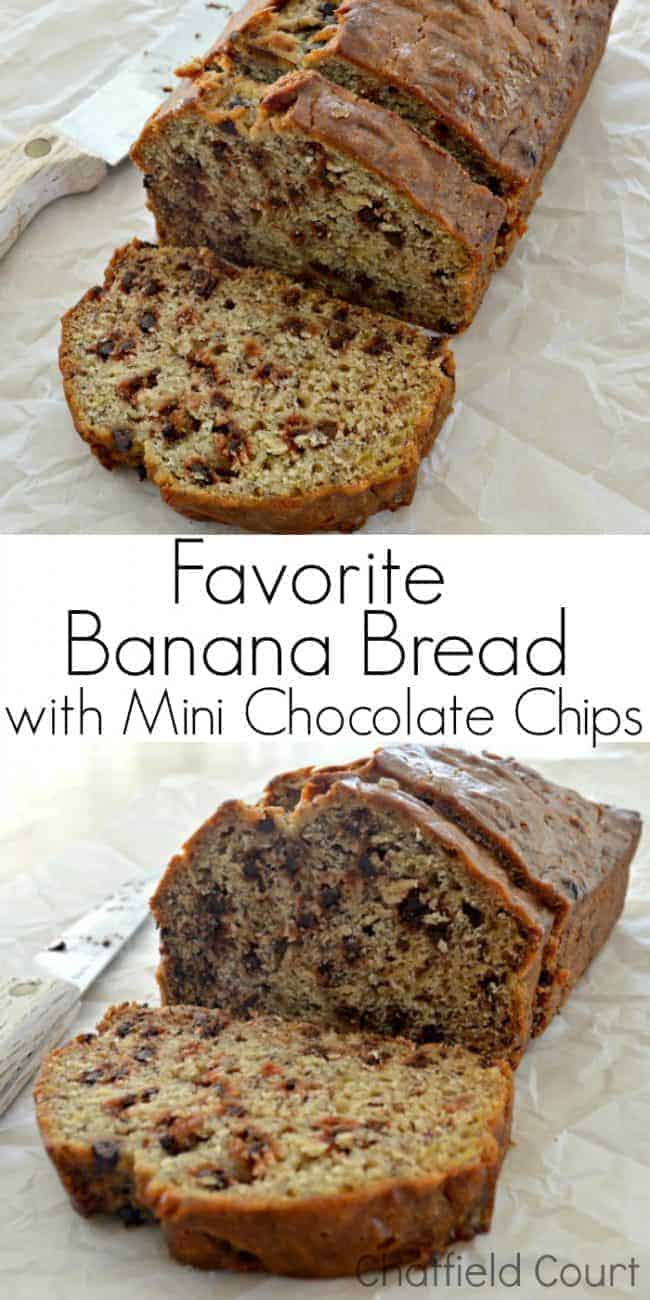 Easy Banana Bread Recipe With Chocolate Chips Chatfield Court Easy Banana Bread Recipe With Chocolate Chips Chatfield Court