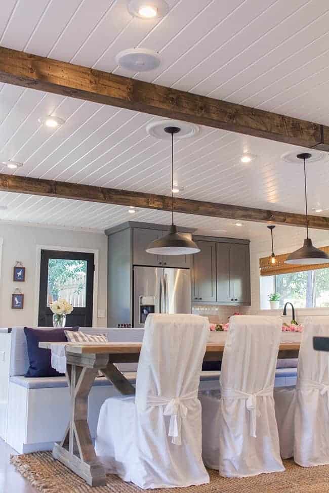 Kitchen Plank Ceiling Inspiration Chatfield Court