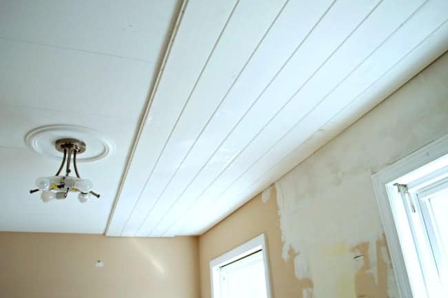 Kitchen Plank Ceiling Inspiration