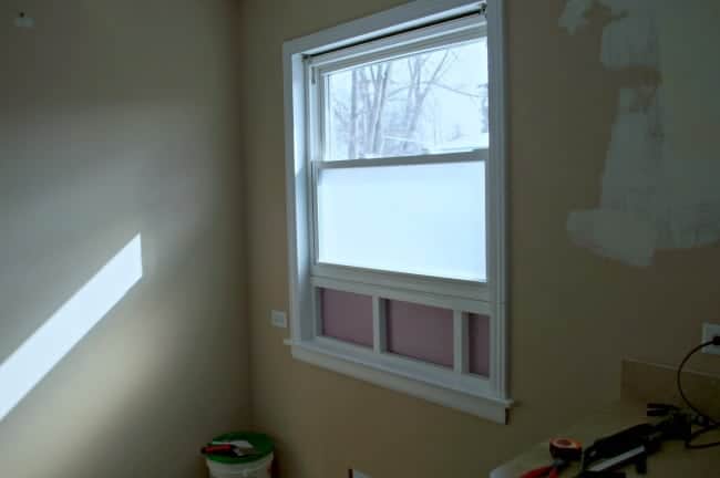 A kitchen window