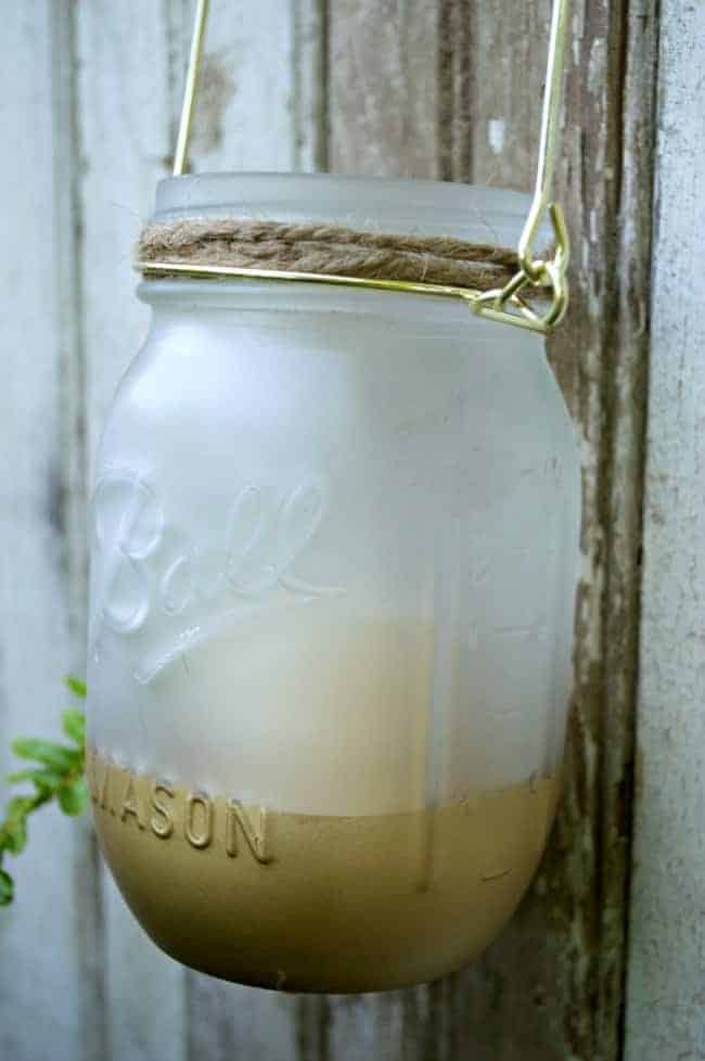 Outdoor Mason Jar Candle Barn Door | www.chatfieldcourt.com