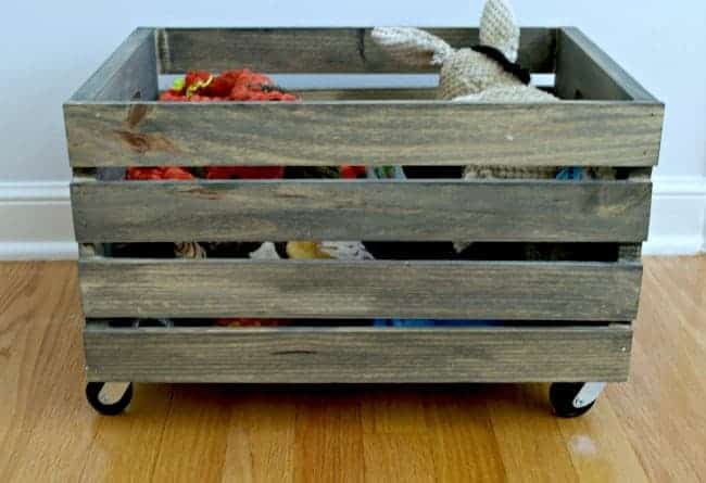 Make a New Wood Crate Look Old | www.chatfieldcourt.com