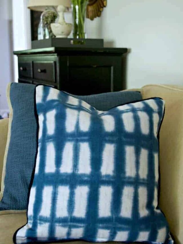 Tie Dye Pillow Cover Tutorial Story