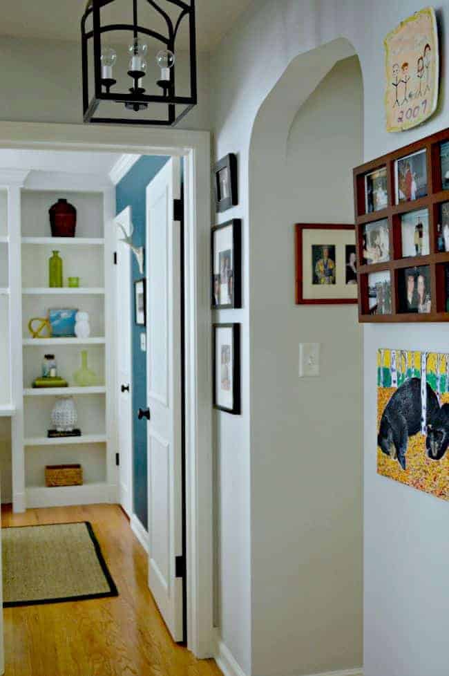 Home tour hallway