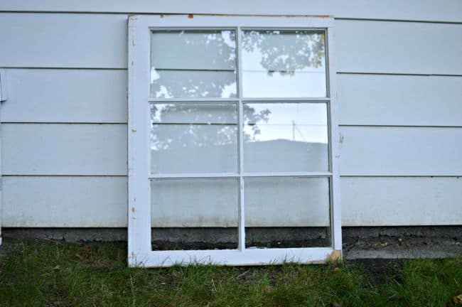 Add Some Fall to an Old Window