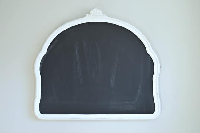 Easy chalkboard calendar before| www.chatfieldcourt.com