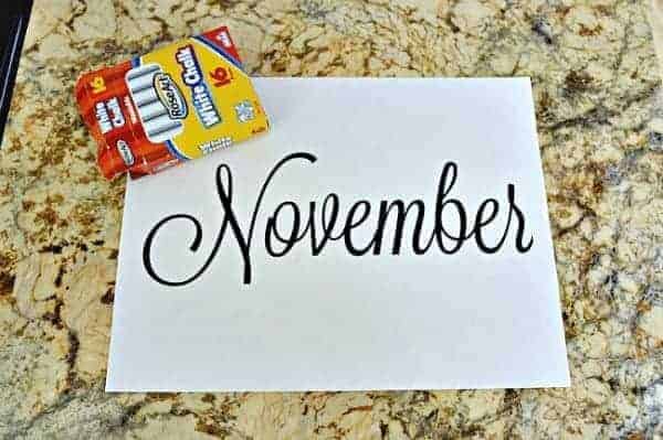 Easy Chalkboard Calendar Tutorial