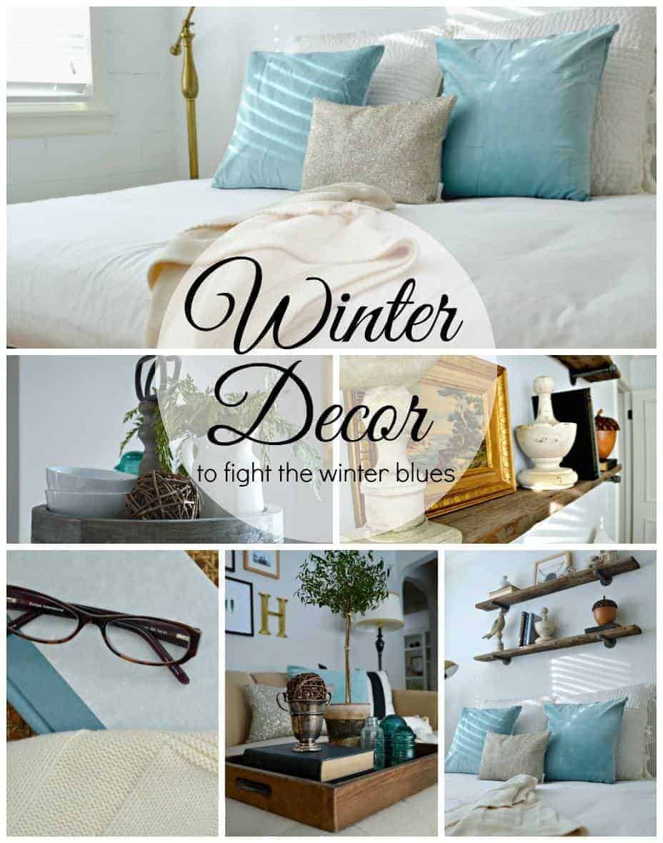 Beat the winter blues by adding an icy color and sparkle to your decor | www.chatfieldcourt.com