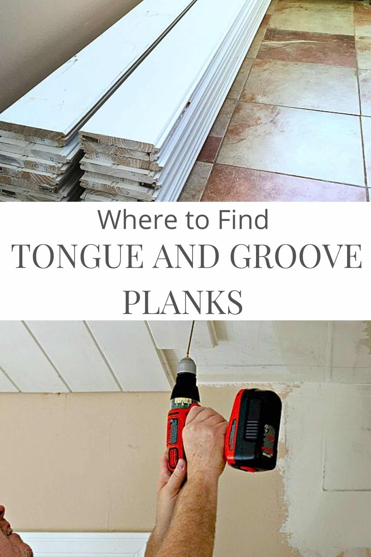 tongue and groove planks on floor and installation