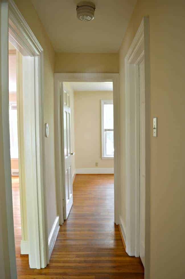 New house, new plans for the small hallway. chatfiedcourt.com