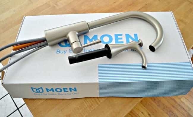 New kitchen faucet and soap dispenser by Moen. www.chatfieldcourt.com