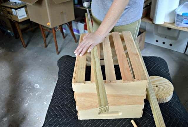 The Home Depot DIH Workshop - Rustic Wheelbarrow assembly