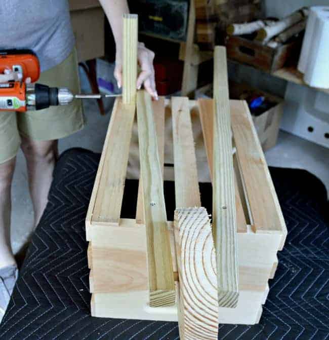 The Home Depot DIH Workshop - Rustic Wheelbarrow assembly