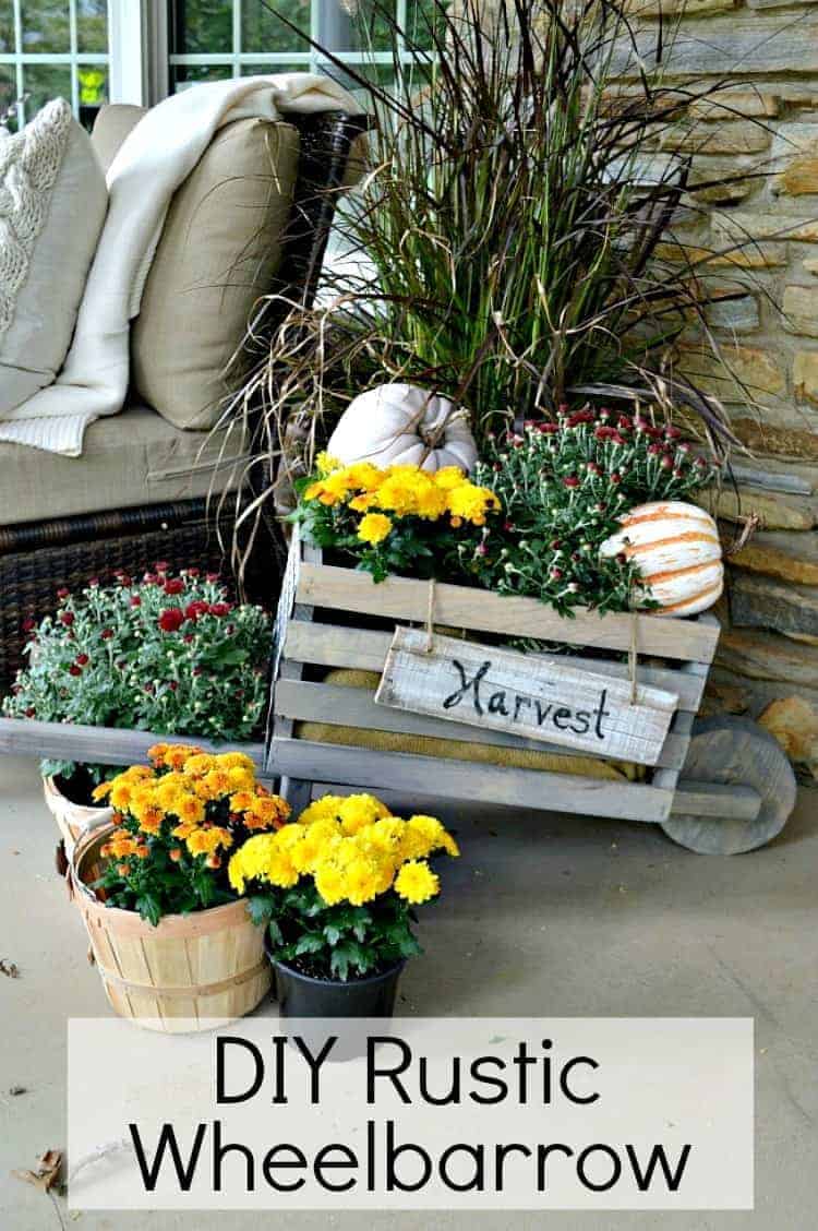 How to make a DIY rustic wheelbarrow with The Home Depot Do It Herself Workshops.