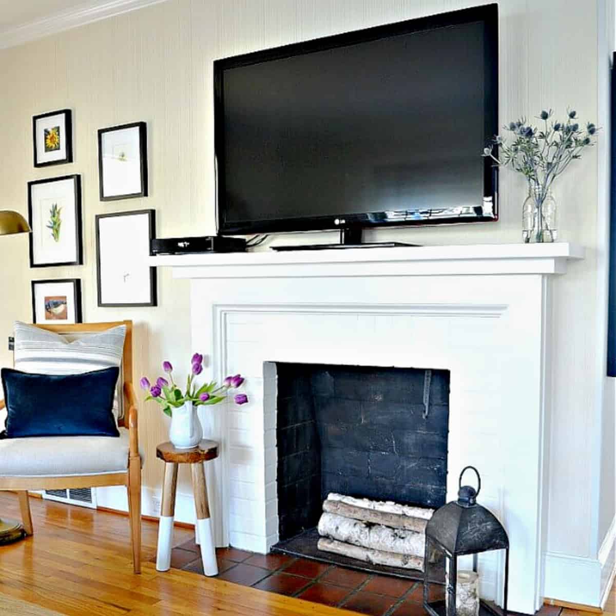 DIY Fireplace Mantel