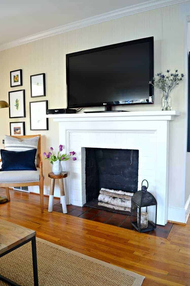 Tv stand for narrow cheap mantle
