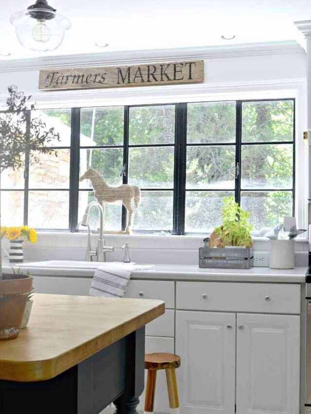 DIY Farmer's Market Wood Sign For The Kitchen Story