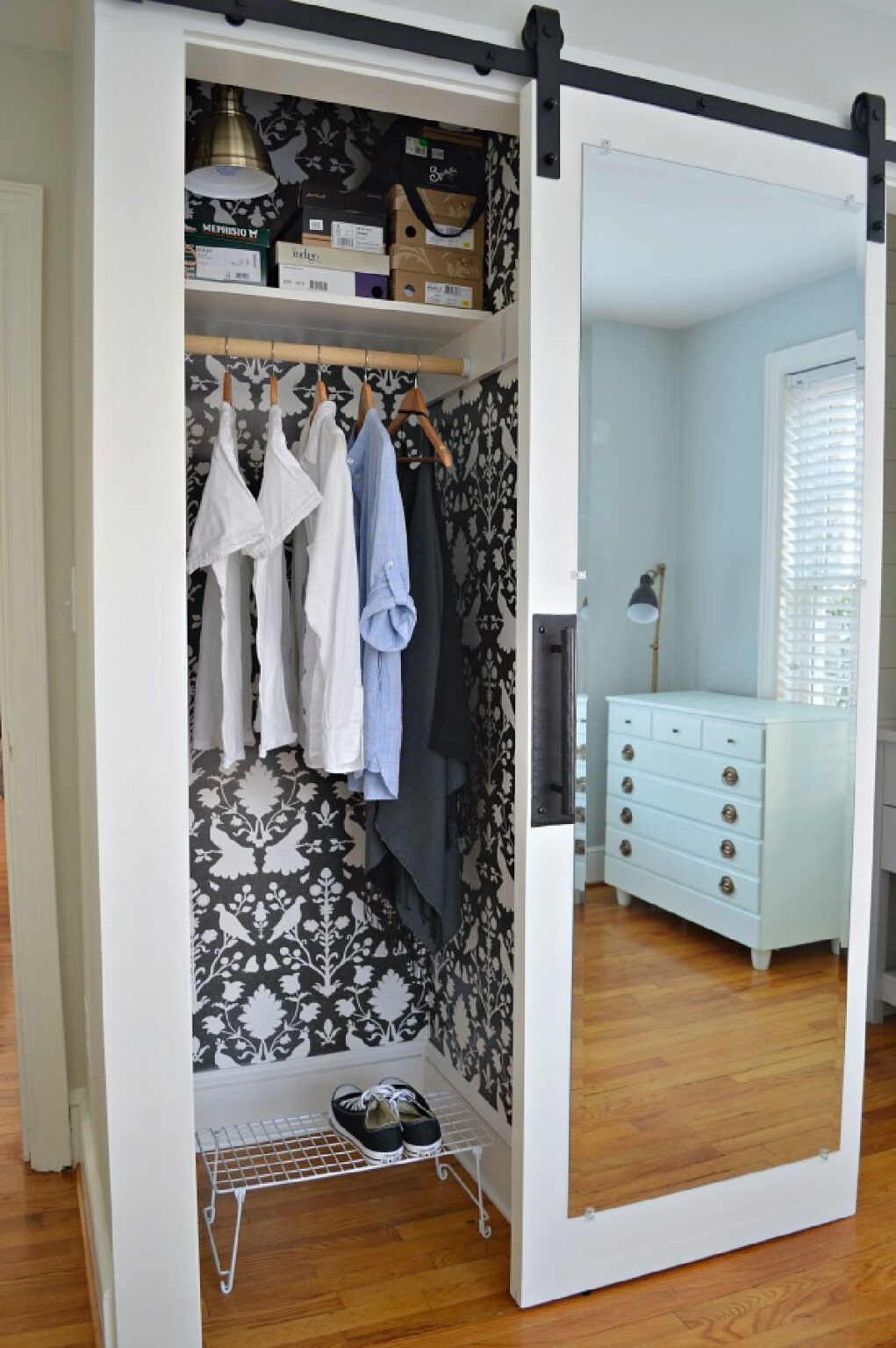 Wallpaper in a Closet - Inspiration and Ideas · Chatfield Court