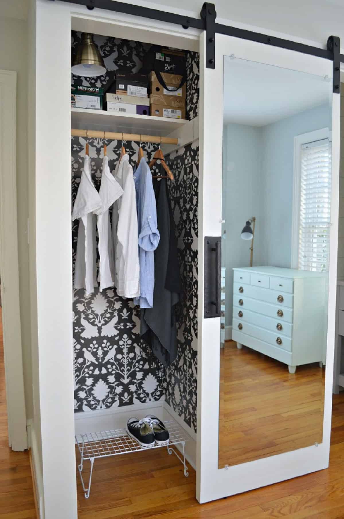 Wallpaper in a Closet - Inspiration and Ideas · Chatfield Court