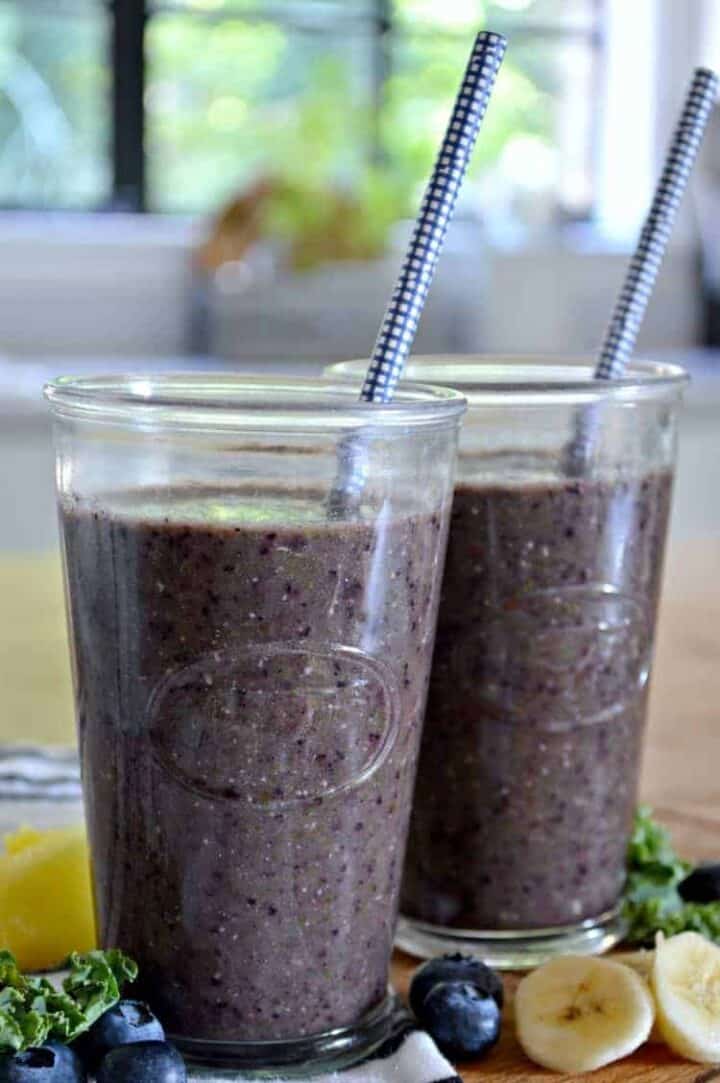 Kale Blueberry Smoothie My GoTo Breakfast · Chatfield Court
